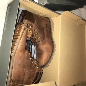 Chocolate Timberland boots